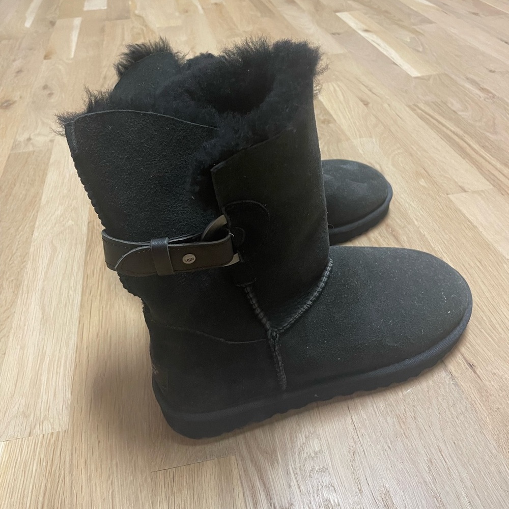 Women's Black Suede UGGS Boots